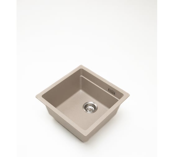 Кварцевая кухонная мойка Grandex AQUA COMFORT 46U BEIGE 500103 1