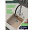 Кварцевая кухонная мойка Grandex AQUA COMFORT 46U BEIGE 500103 5