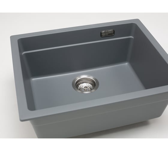 Кварцевая кухонная мойка Grandex AQUA COMFORT 56U CONCRETE 500202