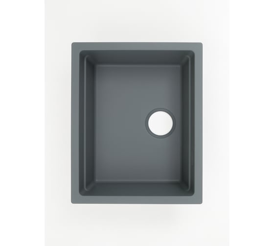 Кварцевая кухонная мойка Grandex AQUA COMFORT 56U CONCRETE 500202