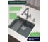Кварцевая кухонная мойка Grandex AQUA COMFORT 56U CONCRETE 500202 5