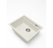 Кварцевая кухонная мойка Grandex AQUA COMFORT 56U ARCTIC 500201