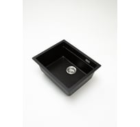 Кварцевая кухонная мойка Grandex AQUA COMFORT 56U CARBON 500204