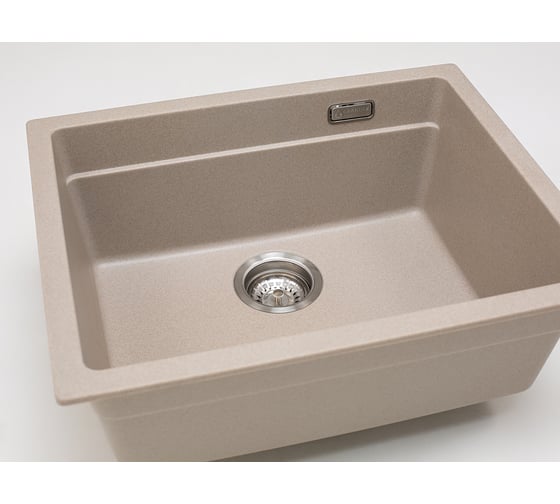 Кварцевая кухонная мойка Grandex AQUA COMFORT 56U BEIGE 500203
