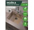 Кварцевая кухонная мойка Grandex AQUA COMFORT 56U BEIGE 500203 2