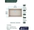 Кварцевая кухонная мойка Grandex AQUA COMFORT 73U BEIGE 500303 2