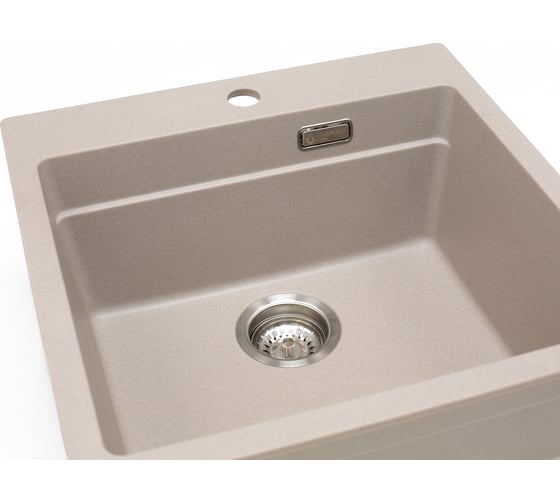 Кварцевая кухонная мойка Grandex AQUA COMFORT 51F BEIGE 500403