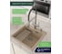 Кварцевая кухонная мойка Grandex AQUA COMFORT 51F BEIGE 500403 6