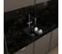 Кварцевая кухонная мойка Grandex AQUA COMFORT 51F BLACK METALIC 500405 12