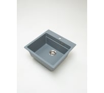Кварцевая кухонная мойка Grandex AQUA COMFORT 51F CONCRETE 500402