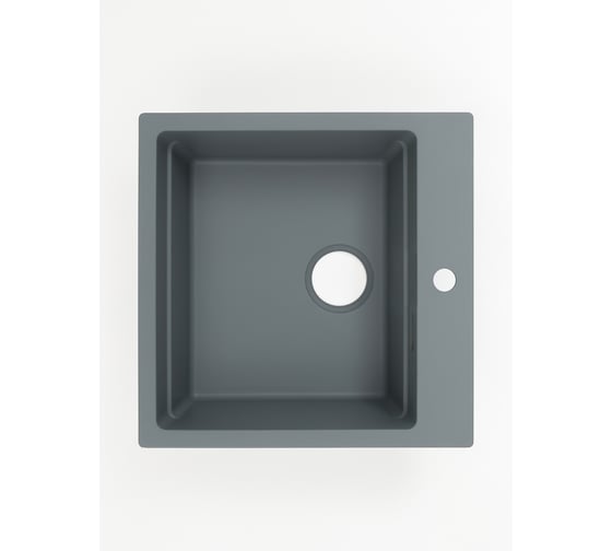 Кварцевая кухонная мойка Grandex AQUA COMFORT 51F CONCRETE 500402