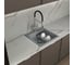 Кварцевая кухонная мойка Grandex AQUA COMFORT 51F CONCRETE 500402 14