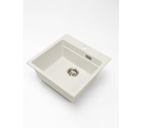 Кварцевая кухонная мойка Grandex AQUA COMFORT 51F ARCTIC 500401