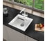 Кварцевая кухонная мойка Grandex AQUA COMFORT 51F ARCTIC 500401 6