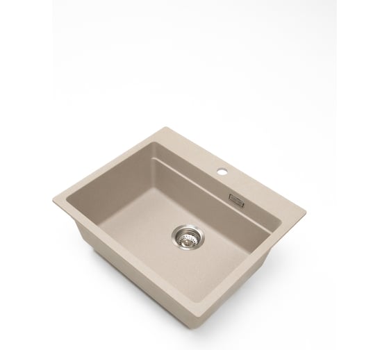 Кварцевая кухонная мойка Grandex AQUA COMFORT 60F BEIGE 500503