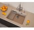 Кварцевая кухонная мойка Grandex AQUA COMFORT 60F BEIGE 500503 6