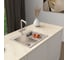 Кварцевая кухонная мойка Grandex AQUA COMFORT 60F BEIGE 500503 7