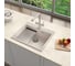 Кварцевая кухонная мойка Grandex AQUA COMFORT 60F BEIGE 500503 8