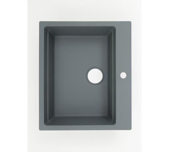 Кварцевая кухонная мойка Grandex AQUA COMFORT 60F CONCRETE 500502