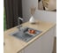 Кварцевая кухонная мойка Grandex AQUA COMFORT 60F CONCRETE 500502 10