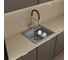 Кварцевая кухонная мойка Grandex AQUA COMFORT 60F CONCRETE 500502 12