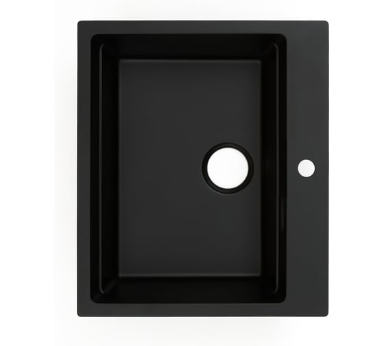 Кварцевая кухонная мойка Grandex AQUA COMFORT 60F CARBON 500504