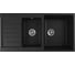 Кухонная мойка GreenStone GRS-98k цвет: черный GRS-98k-308 1