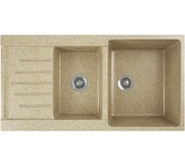 Кухонная мойка GreenStone GRS-98k цвет: песочный GRS-98k-302