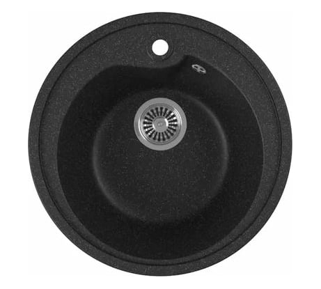Кухонная мойка GreenStone GRS-45 цвет: черный GRS-45-308