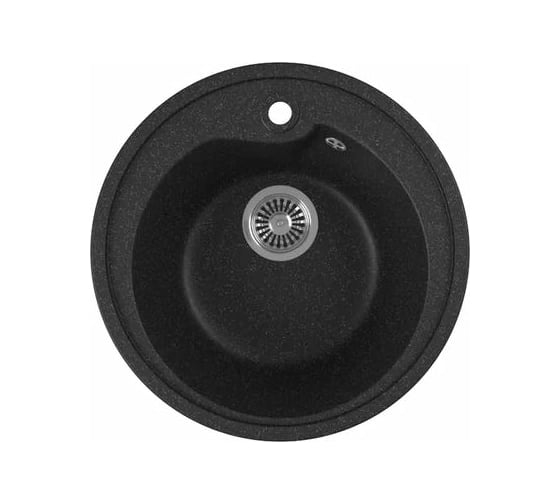 Кухонная мойка GreenStone GRS-45 цвет: черный GRS-45-308