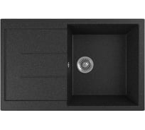 Кухонная мойка GreenStone GRS-25 цвет: черный GRS-25-308