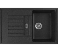 Кухонная мойка GreenStone GRS-24 цвет: черный GRS-24-308