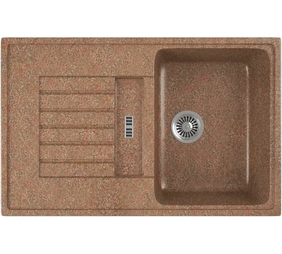 Кухонная мойка GreenStone GRS-24 цвет: терракотовый GRS-24-307 1