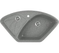Кухонная мойка GreenStone GRS-10E цвет: темно-серый GRS-10E-309
