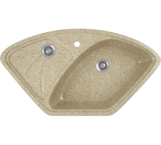 Кухонная мойка GreenStone GRS-10E цвет: песочный GRS-10E-302 1