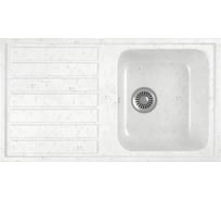 Кухонная мойка GreenStone GRS-20 цвет: белый GRS-20-331