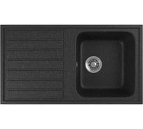 Кухонная мойка GreenStone GRS-20 цвет: черный GRS-20-308