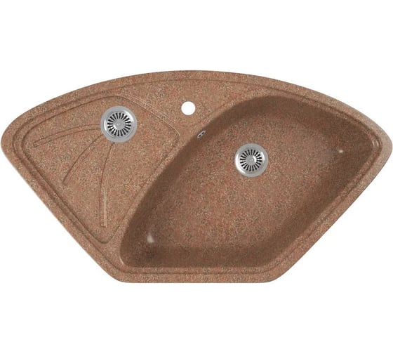 Кухонная мойка GreenStone GRS-10E цвет: терракотовый GRS-10E-307 1