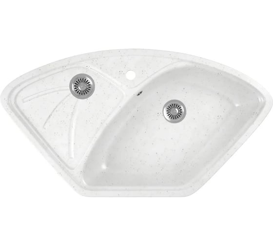 Кухонная мойка GreenStone GRS-10E цвет: белый GRS-10E-331 1