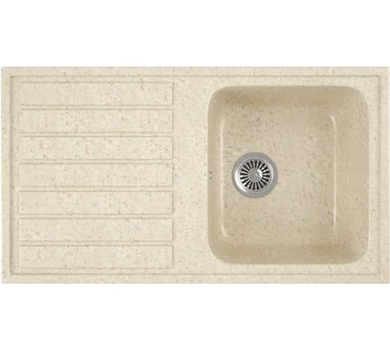 Кухонная мойка GreenStone GRS-20 цвет: бежевый GRS-20-328 1