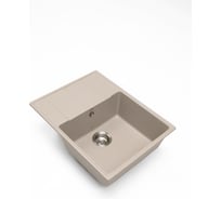 Кварцевая кухонная мойка Grandex AQUA TOPLINE 65F BEIGE 600313