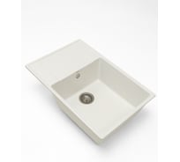 Кварцевая кухонная мойка Grandex AQUA TOPLINE 76F ARCTIC 600211