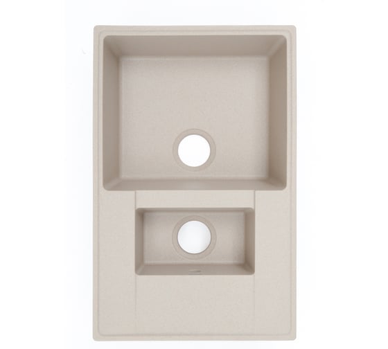 Кварцевая кухонная мойка Grandex AQUA TOPLINE 78F BEIGE 600113
