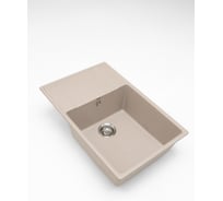 Кварцевая кухонная мойка Grandex AQUA TOPLINE 76F BEIGE 600213