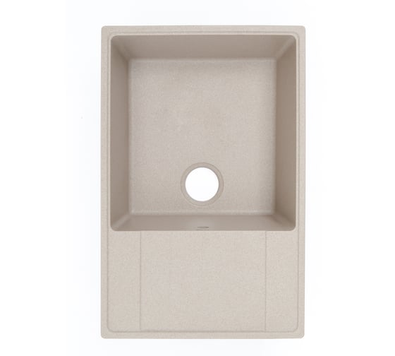 Кварцевая кухонная мойка Grandex AQUA TOPLINE 76F BEIGE 600213