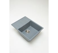 Кварцевая кухонная мойка Grandex AQUA TOPLINE 65F CONCRETE 600312