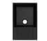Кварцевая кухонная мойка Grandex AQUA TOPLINE 76F BLACK METALIC 600215 4