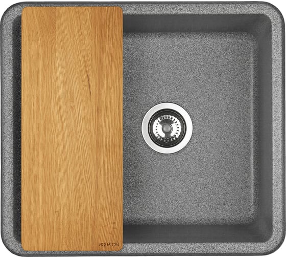 Мойка для кухни AQUATON Беллис 57 серый 1A724932BS230