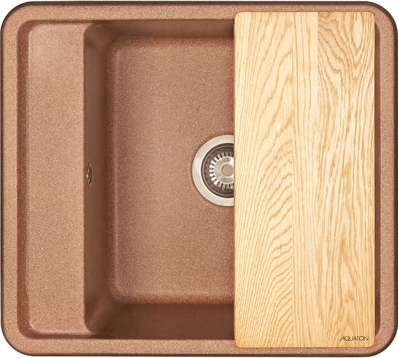 Мойка для кухни AQUATON Беллис 57 терракотовый 1A724932BS270