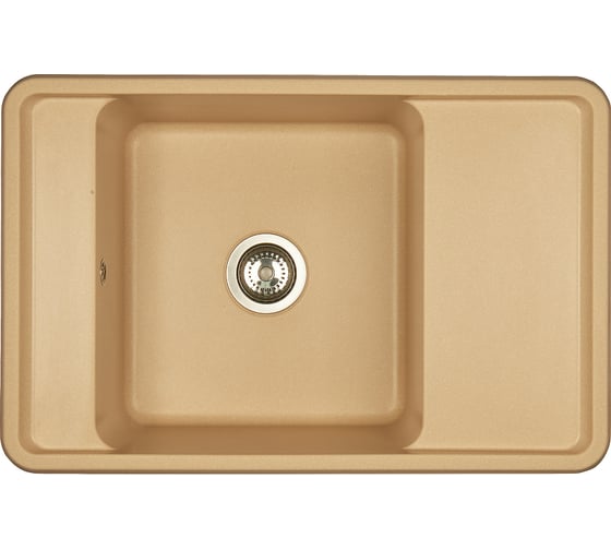Мойка для кухни AQUATON Беллис 78 латте 1A725032BS260 1